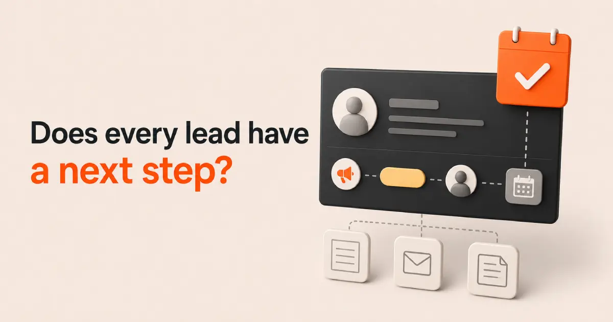 CRM customer management system for tracking leads and follow-up