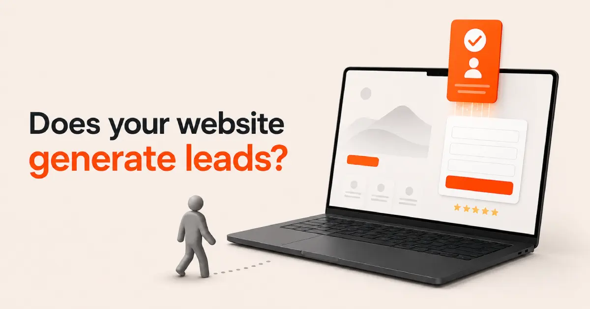 Lead generation website designed to turn visitors into enquiries